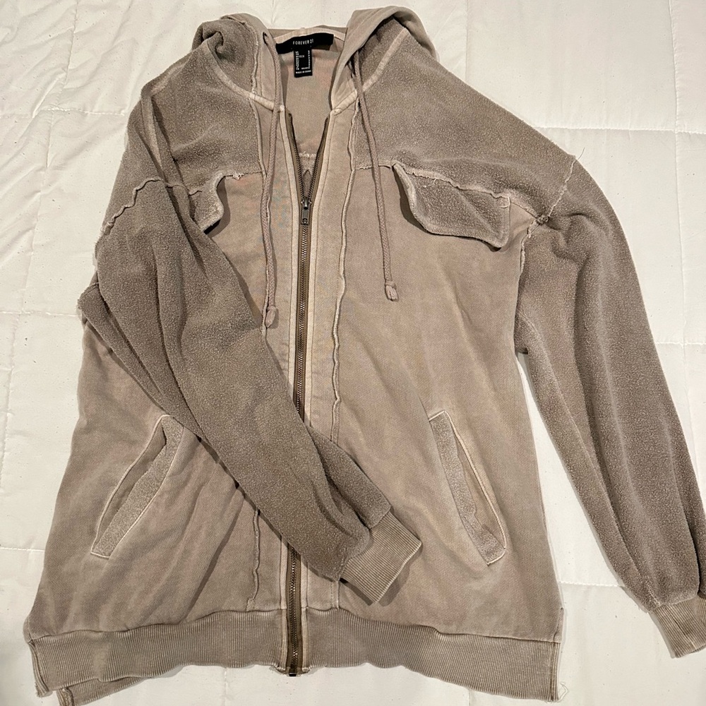 Forever 21 zip up jacket